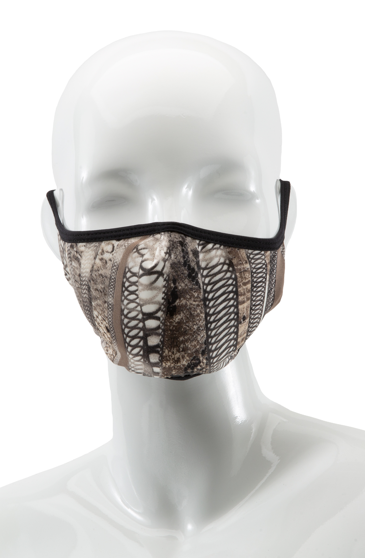 BOA Snake Skin Silk Mask in Multi