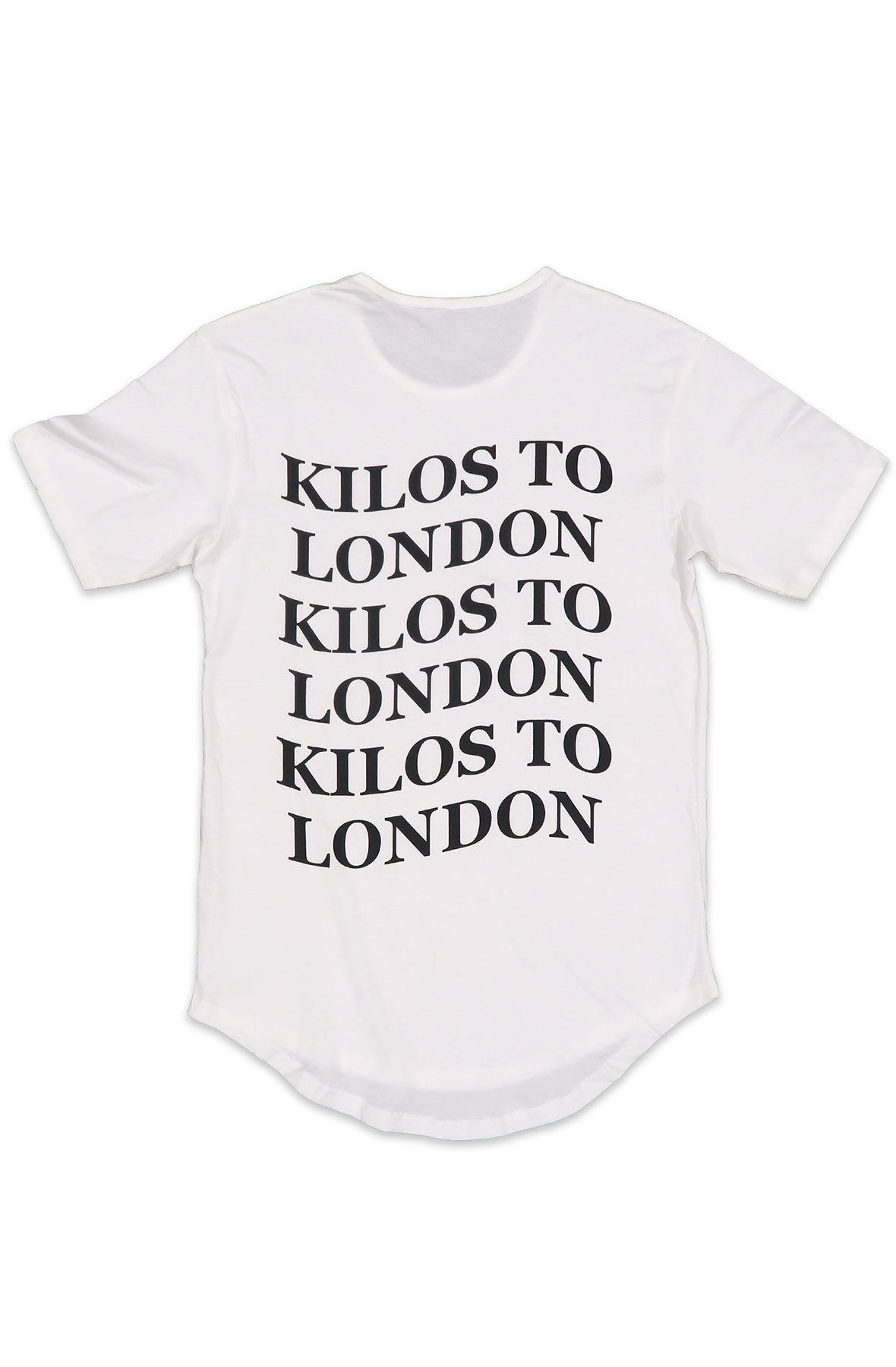 Kilos To London Scoop Tee in White