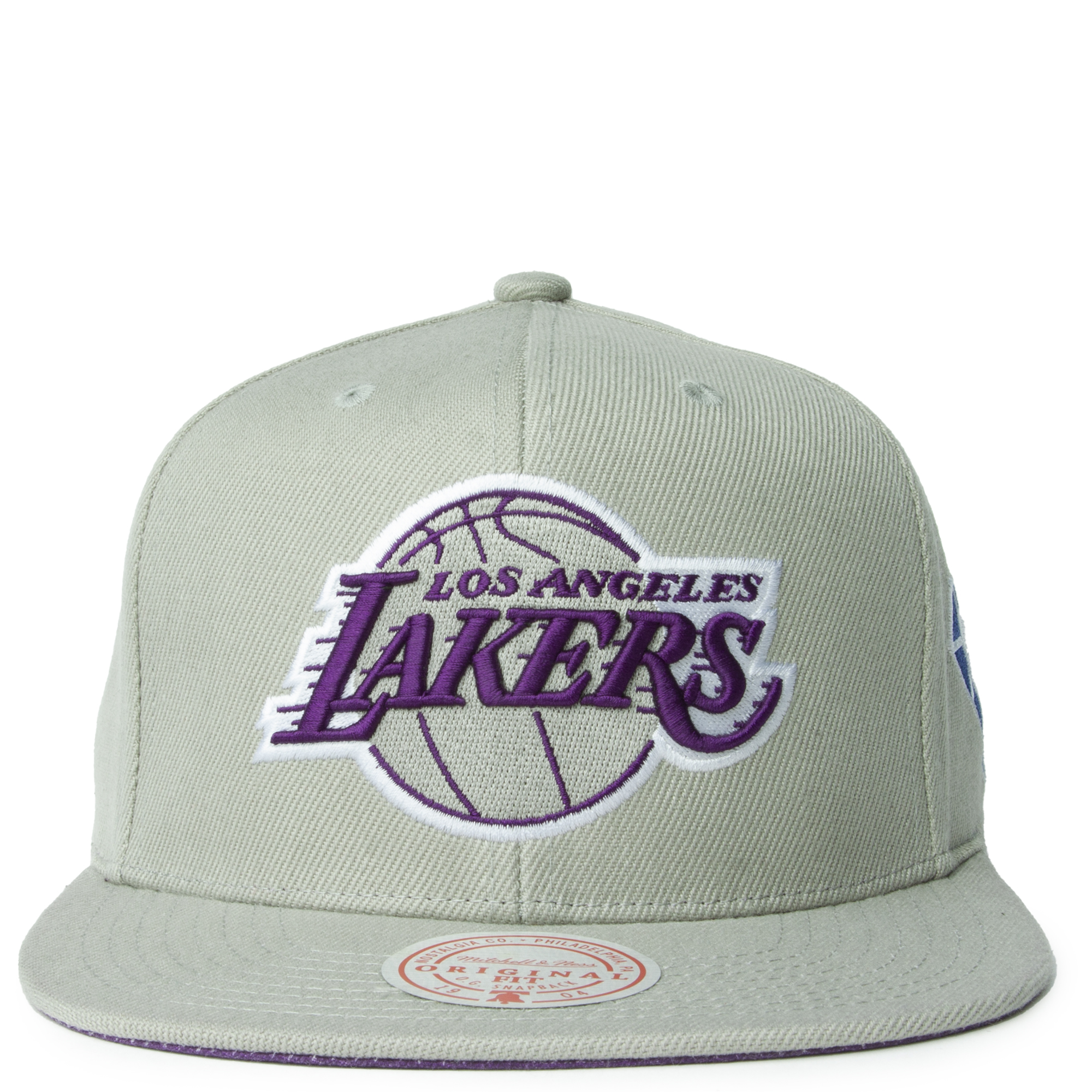 Shop Mitchell & Ness Los Angeles Lakers HWC Team Ground Strapback