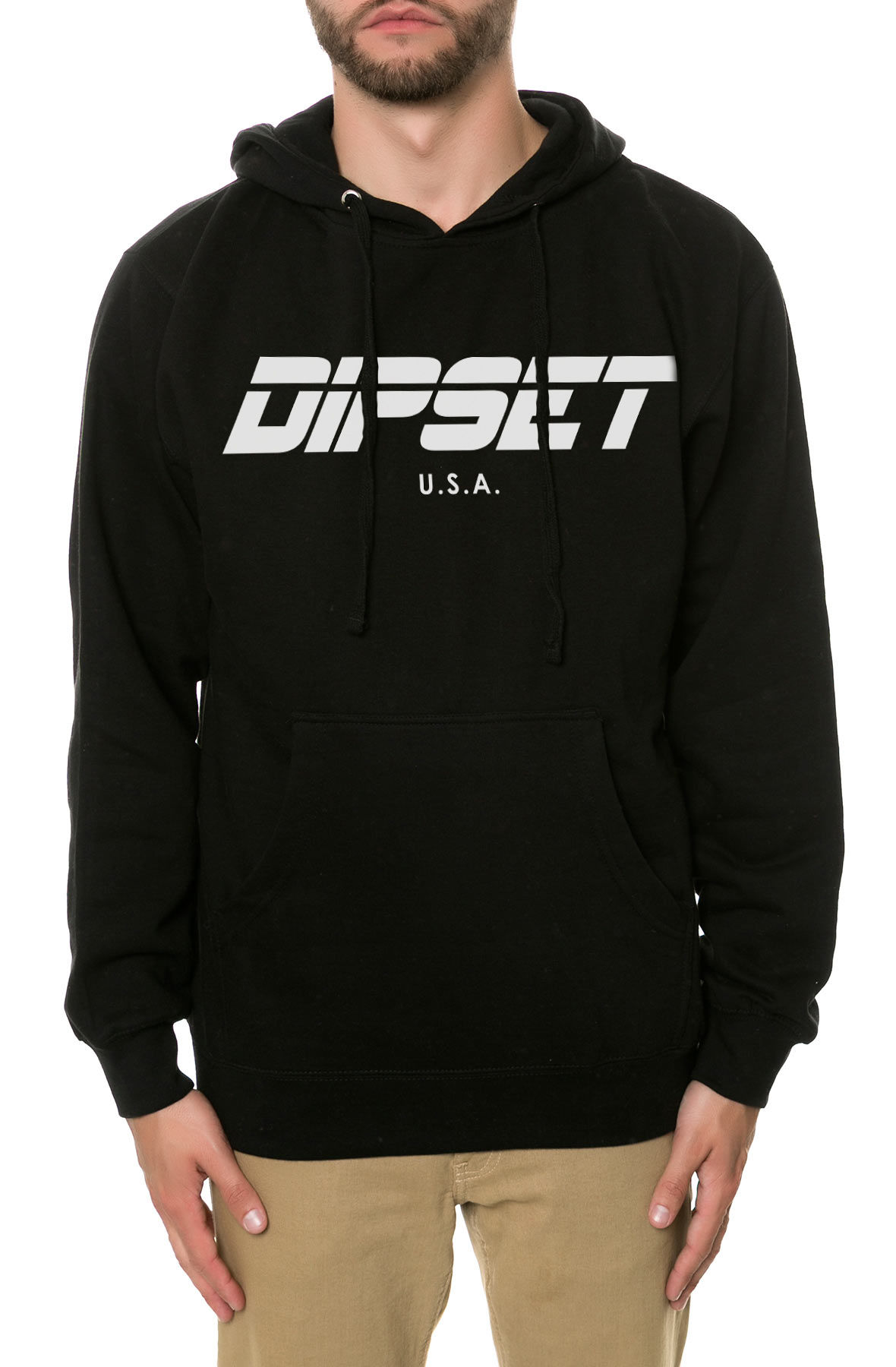 The Dipset USA Logo Hoodie in Black