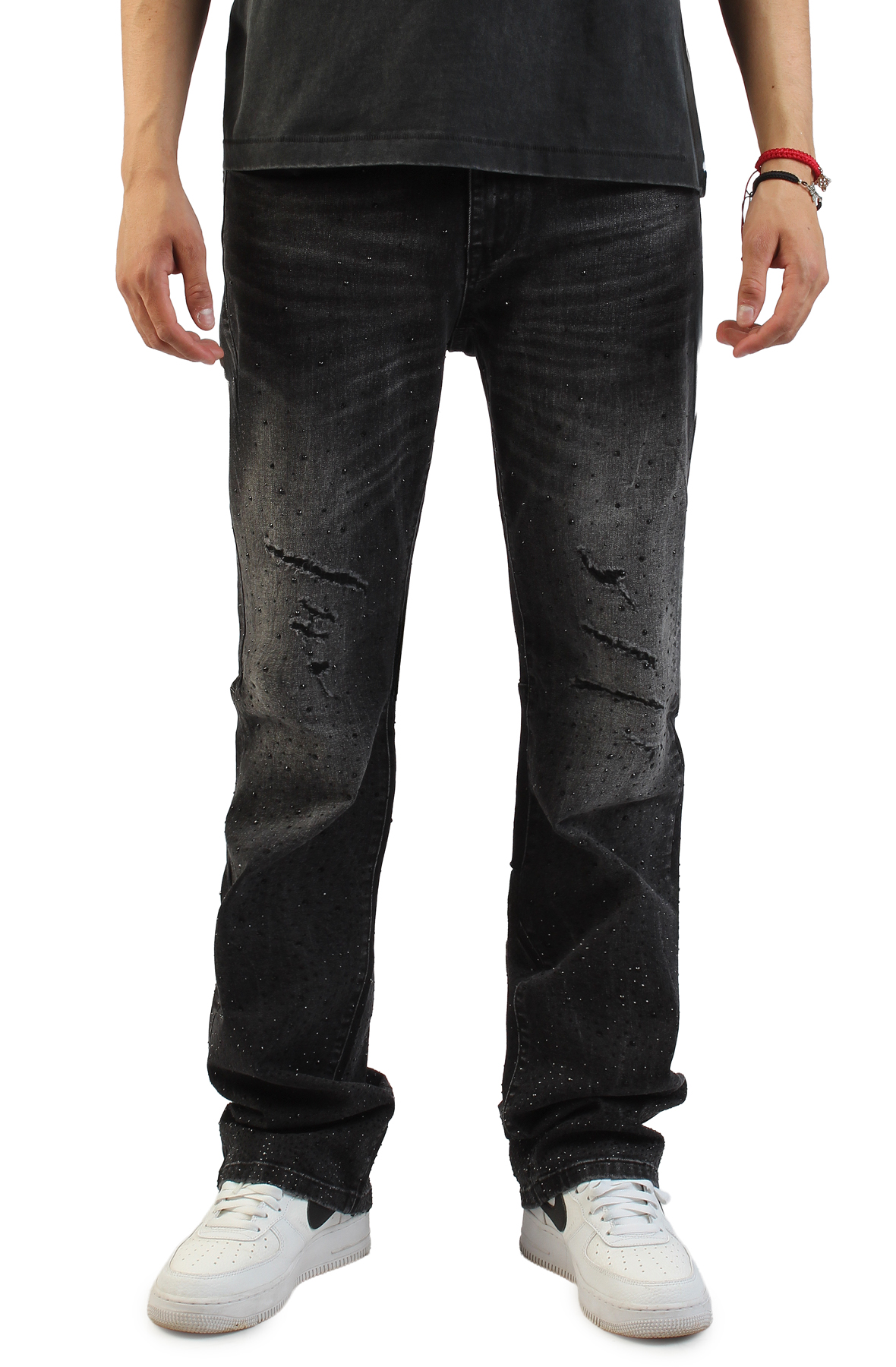 Rhinestone Speck Jeans