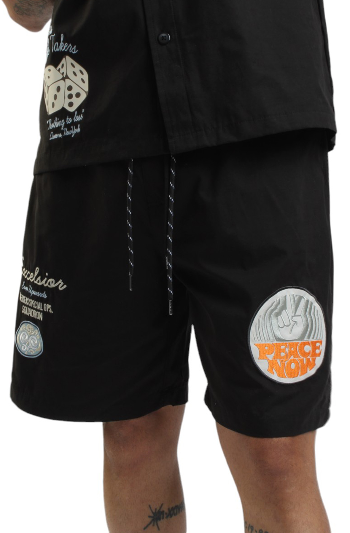 Military Windbreaker Short