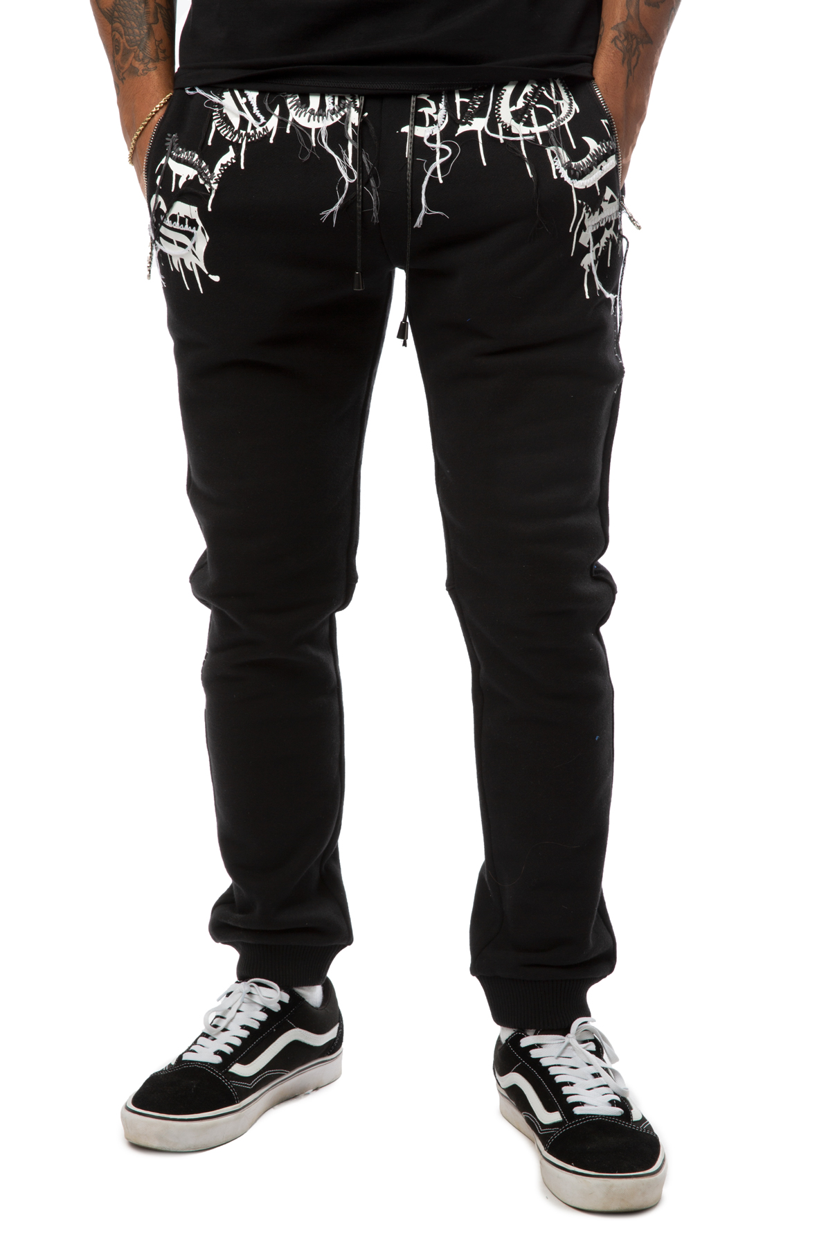 Goth Script Joggers