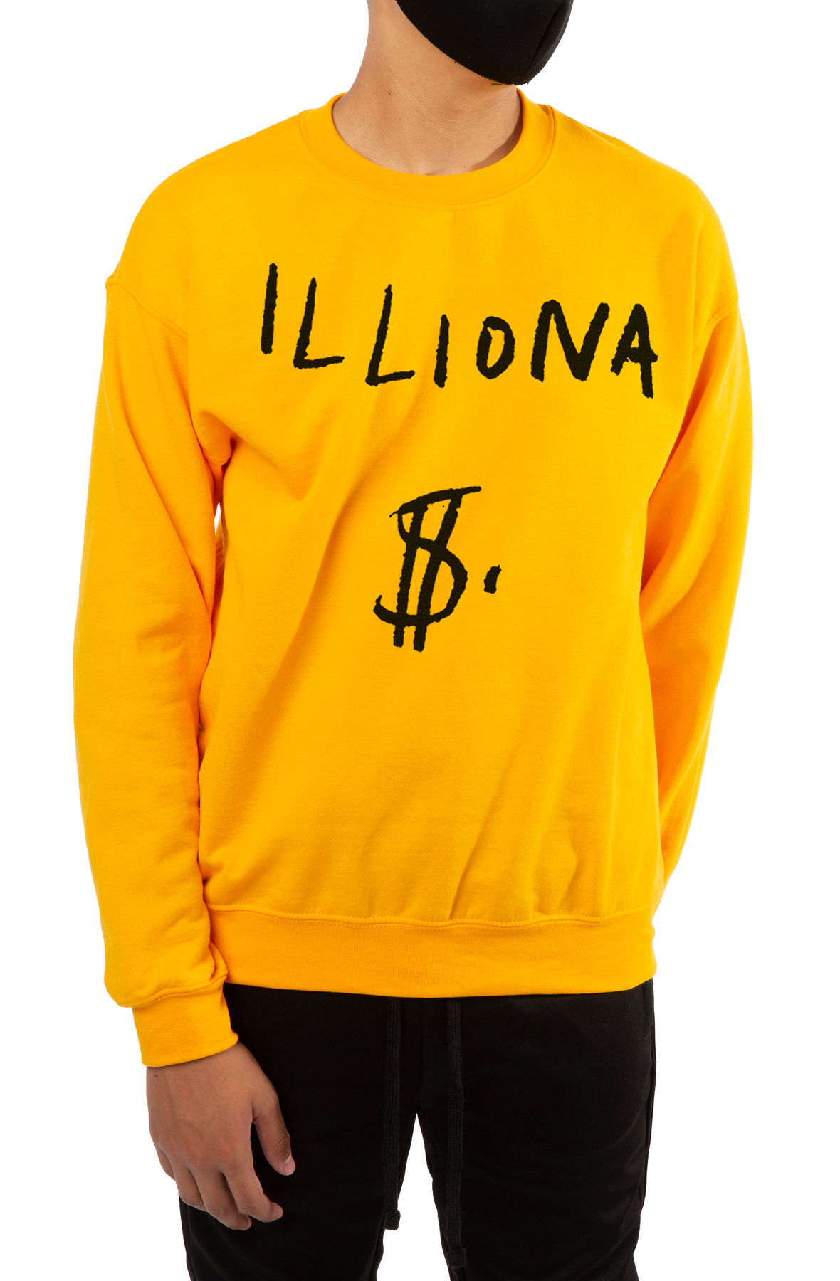 The Illiona Crewneck Sweatshirt in Gold