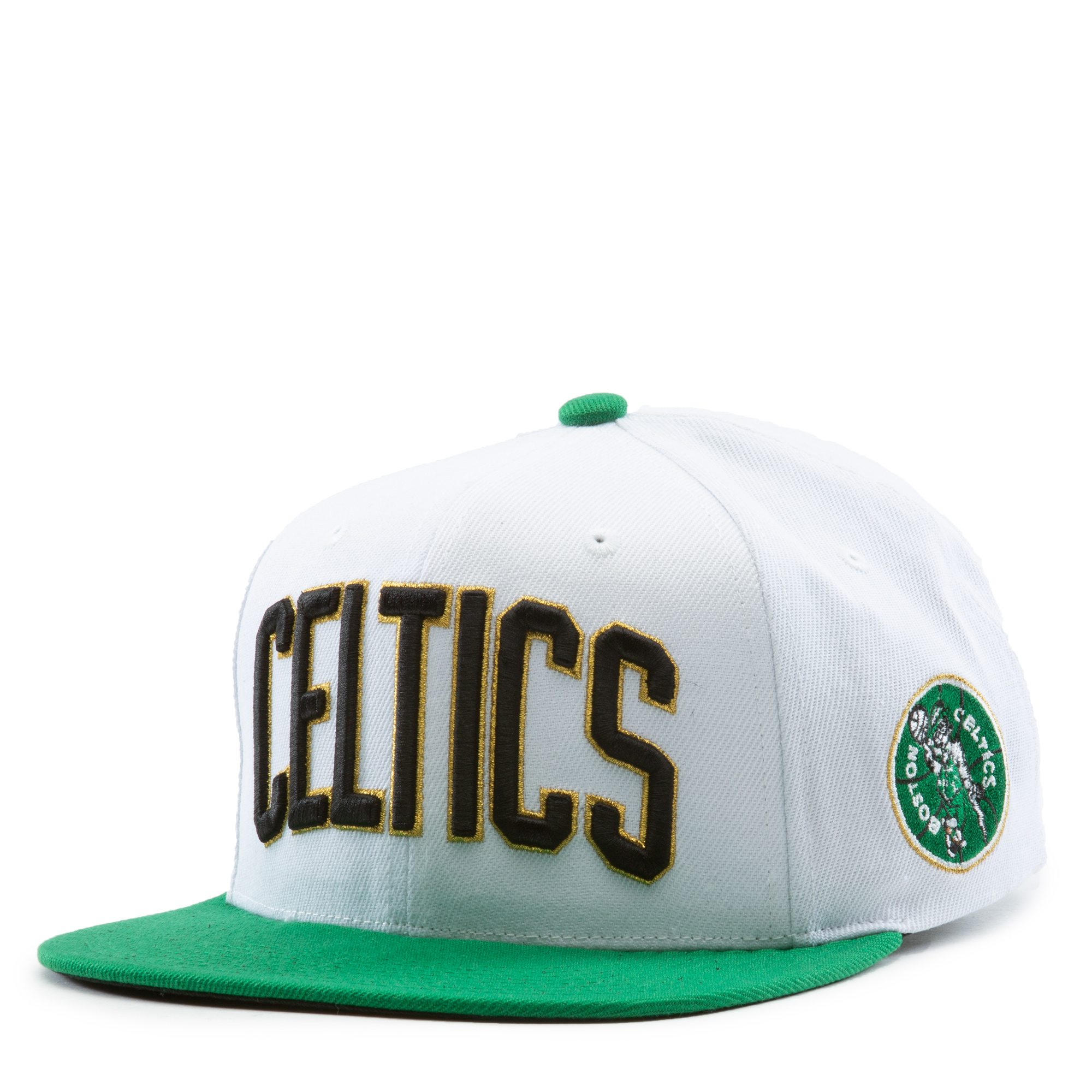 Mitchell & Ness Boston Celtics Snapshot Snapback Hat - Black