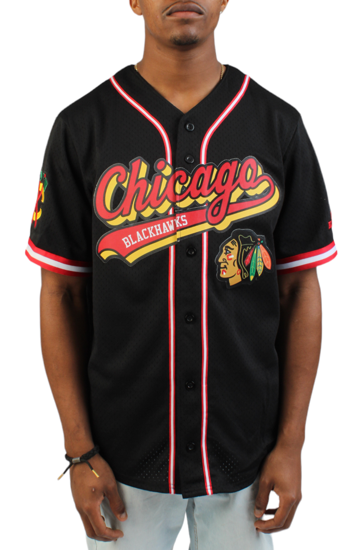 Chicago Blackhawks Baseball Jersey