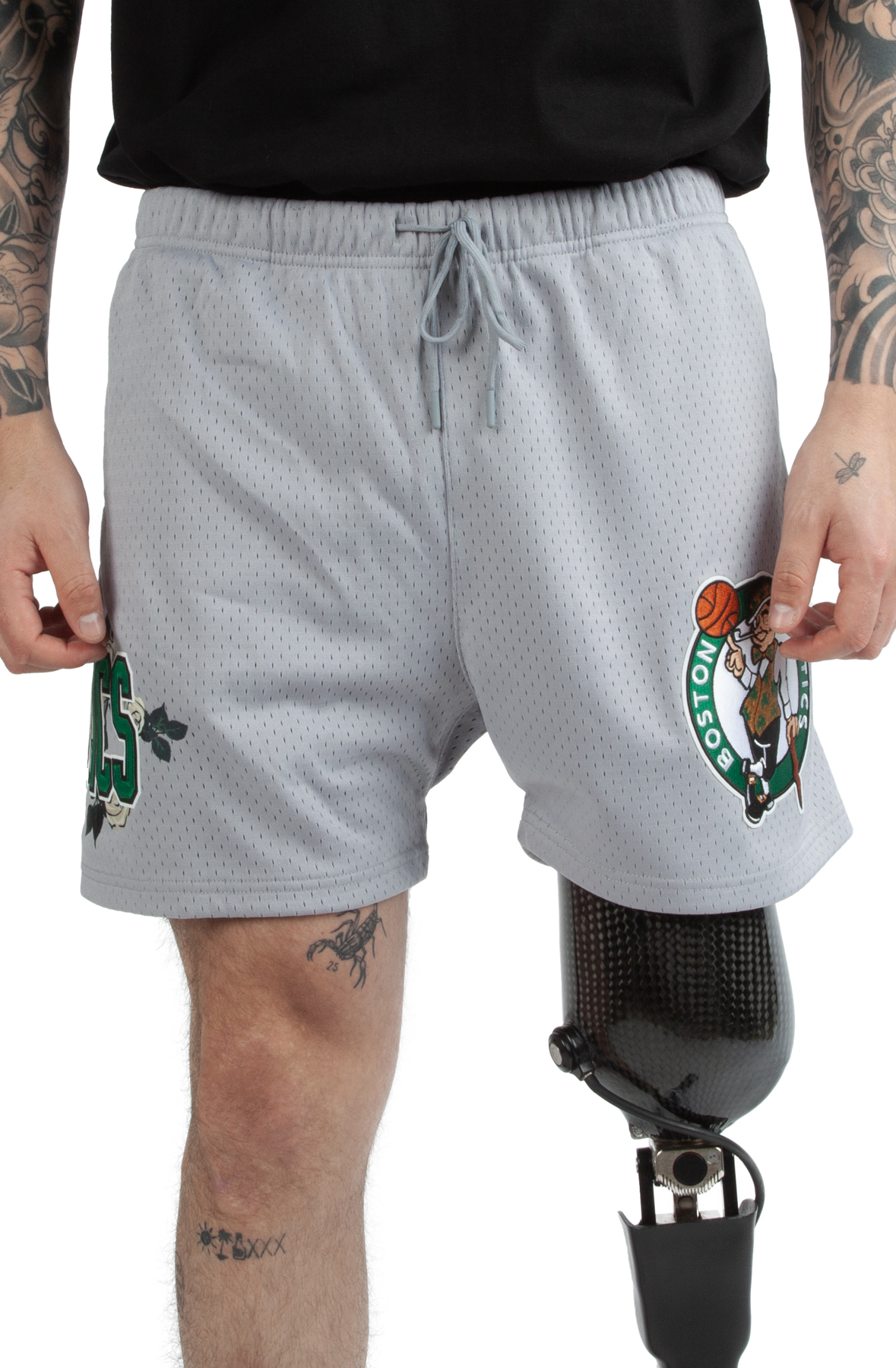 Boston Celtics Roses Mesh Logo Shorts