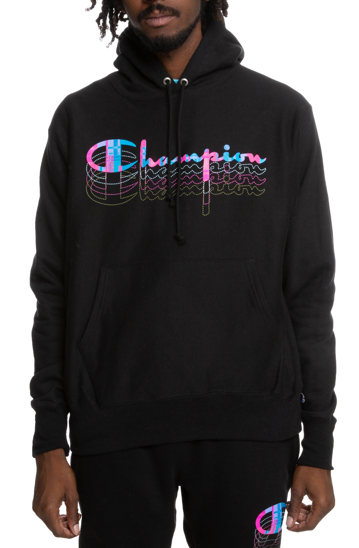 reverse weave pullover hoodie