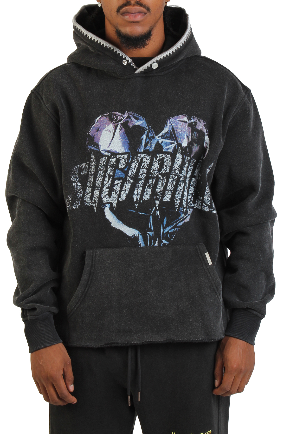 Vampiric Raw Hem Hoodie