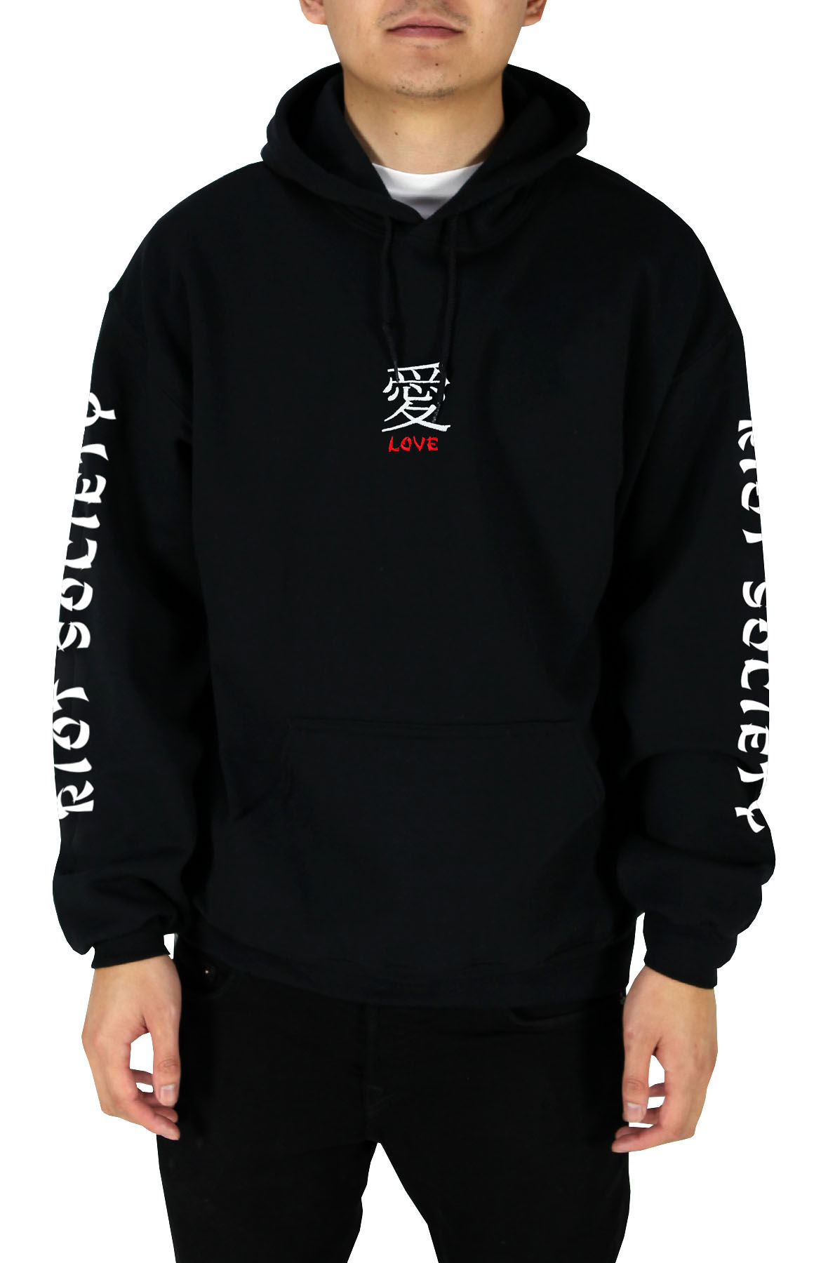 riot society kanji hoodie