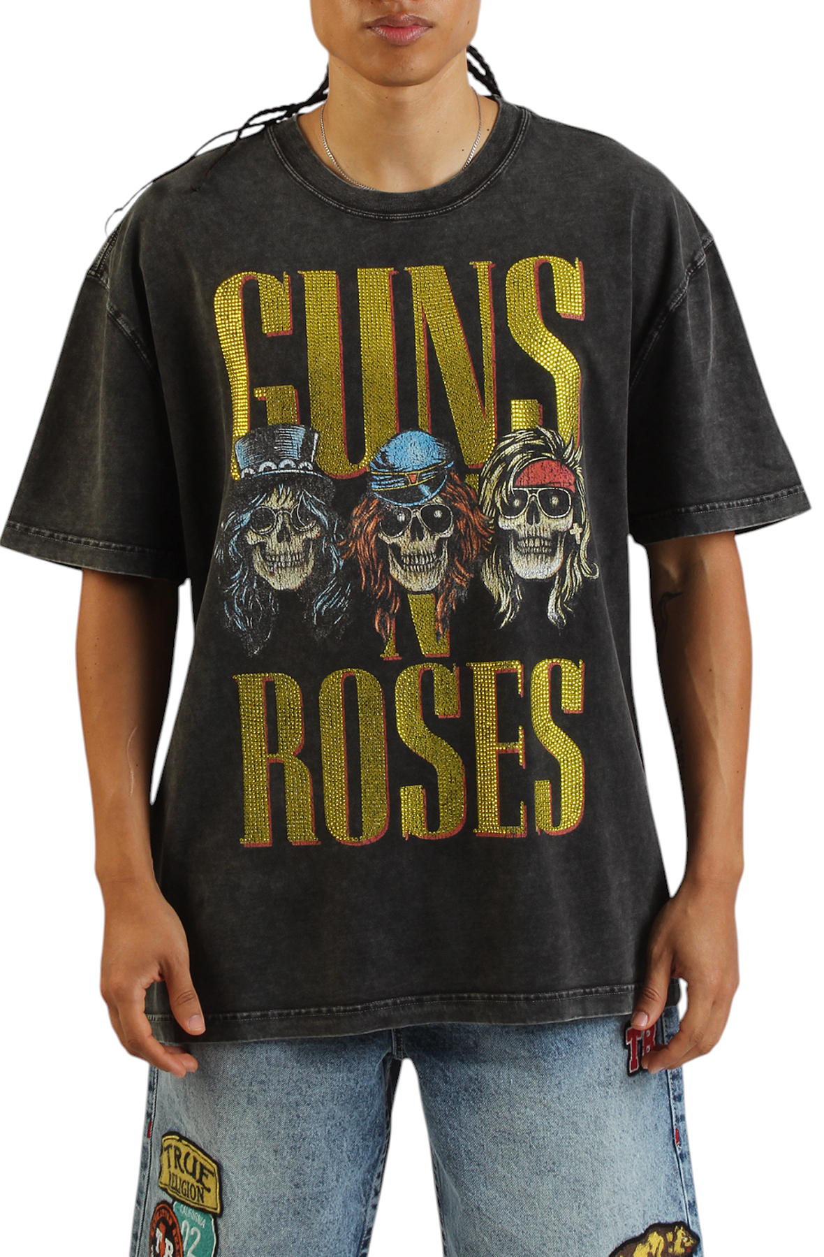 Guns N Roses Outta Me Rhinestone T-Shirt