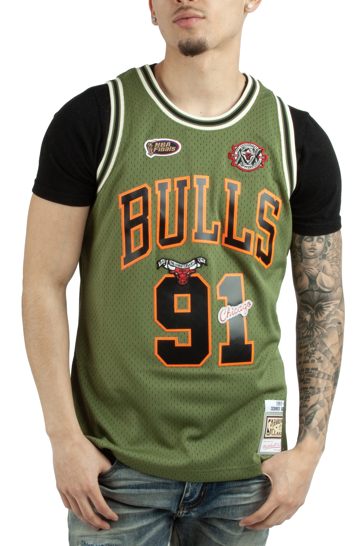 bulls green uniform