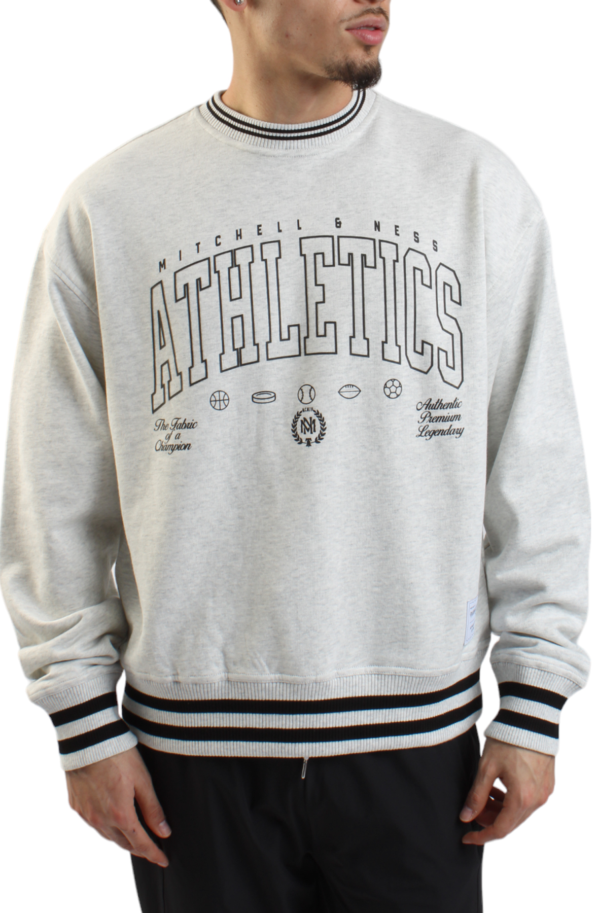 Branded M&N Classics Heavyweight Crewneck Sweatshirt