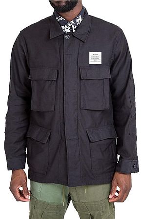 The BDU Fatigue Jacket in Black