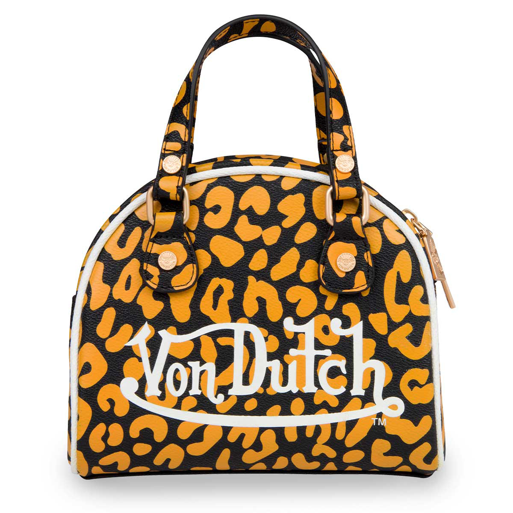 Orange Cheetah Bowling Bag