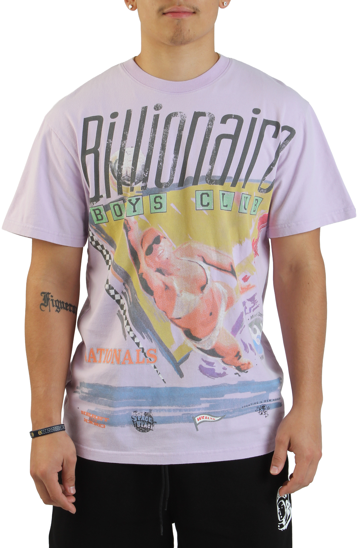 BILLIONAIRE BOYS CLUB Sighting T-Shirt 851-4312LILA - Karmaloop