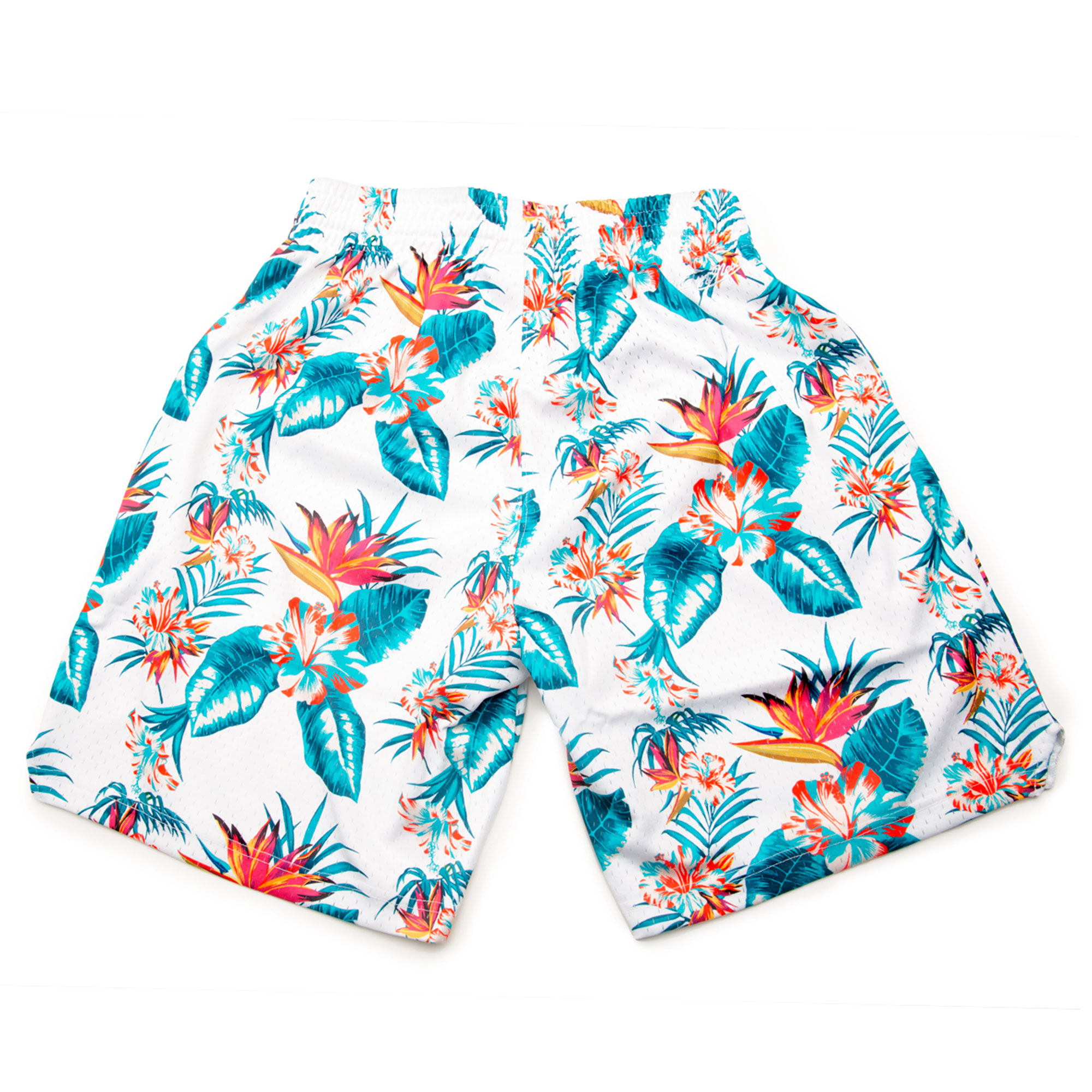 mitchell and ness floral shorts