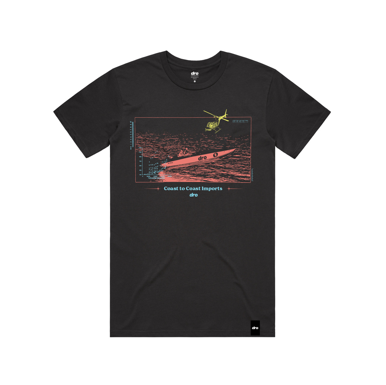 DRO Coast to Coast Tee - Coal