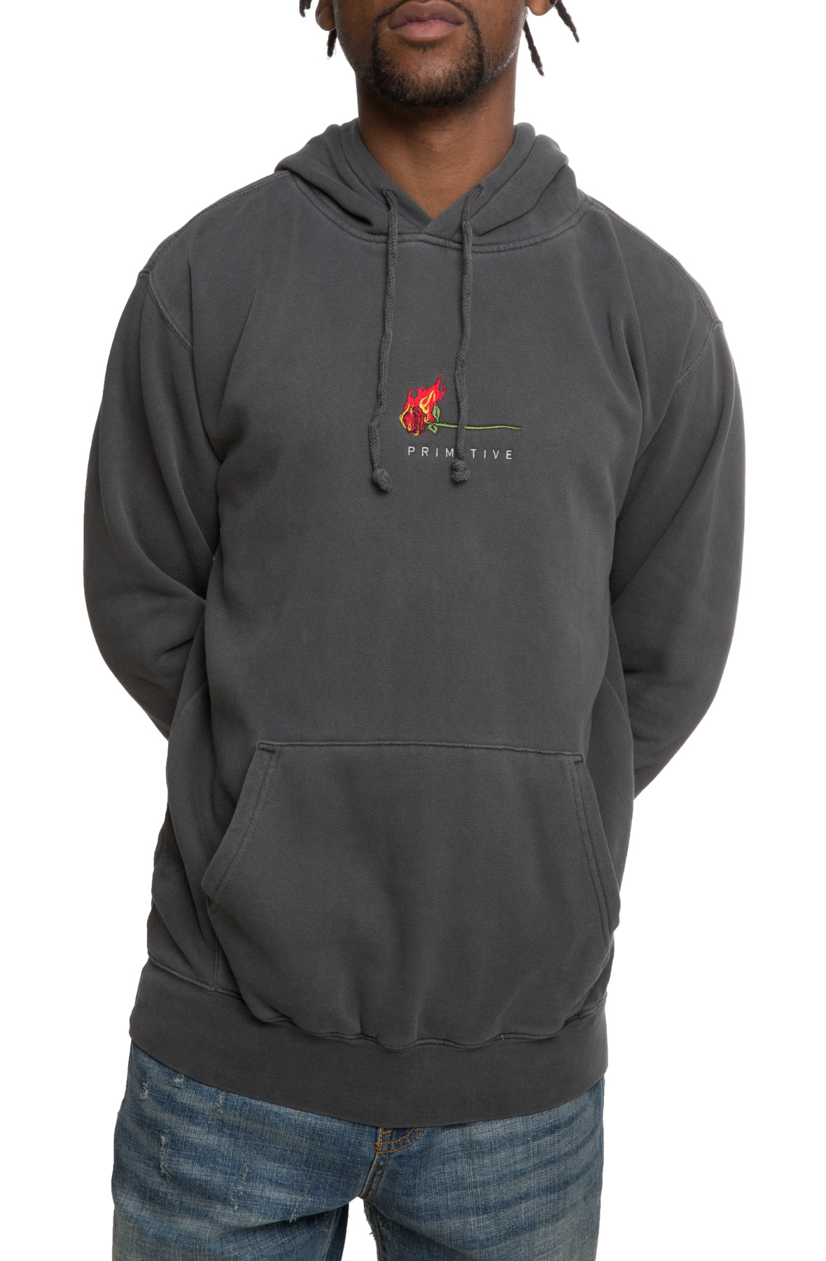 Primitive burning outlet rose hoodie