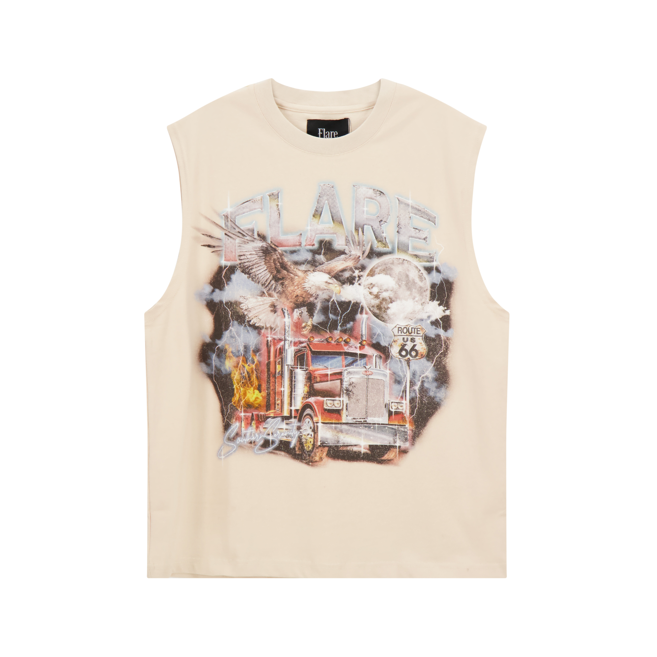 Long Haul Muscle Tee Cement