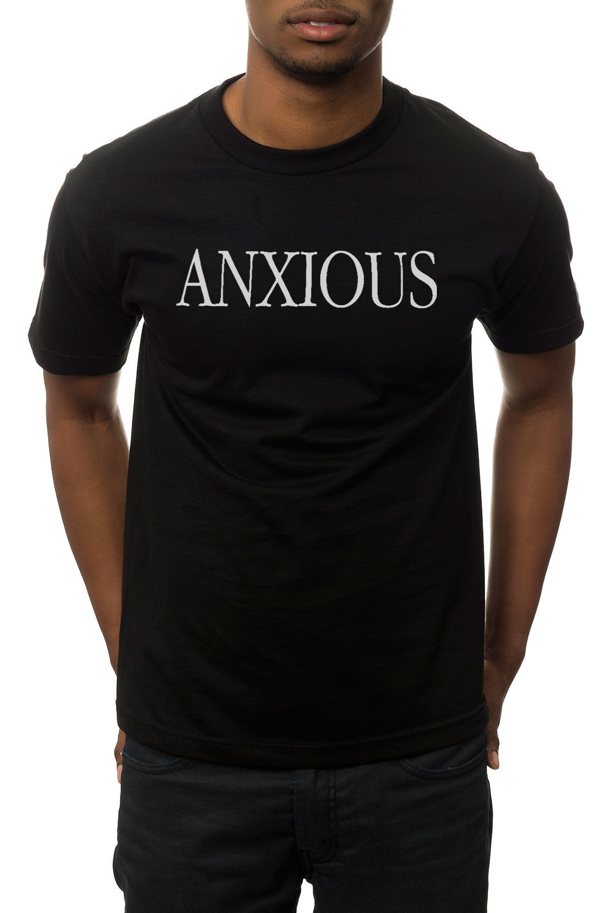 The Anxious Tee in Black