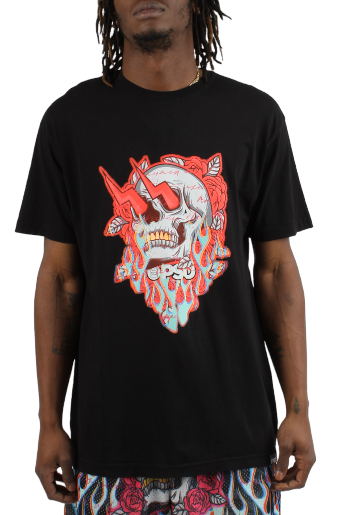 Flames N Bones Tee