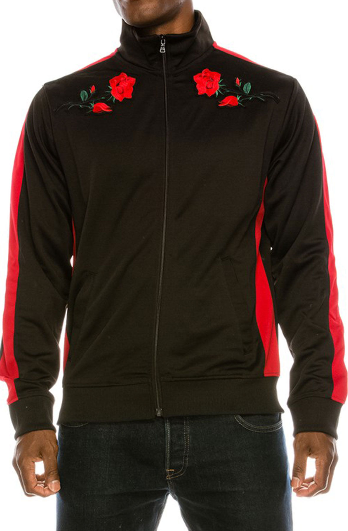 Rose Patch Track Jacket