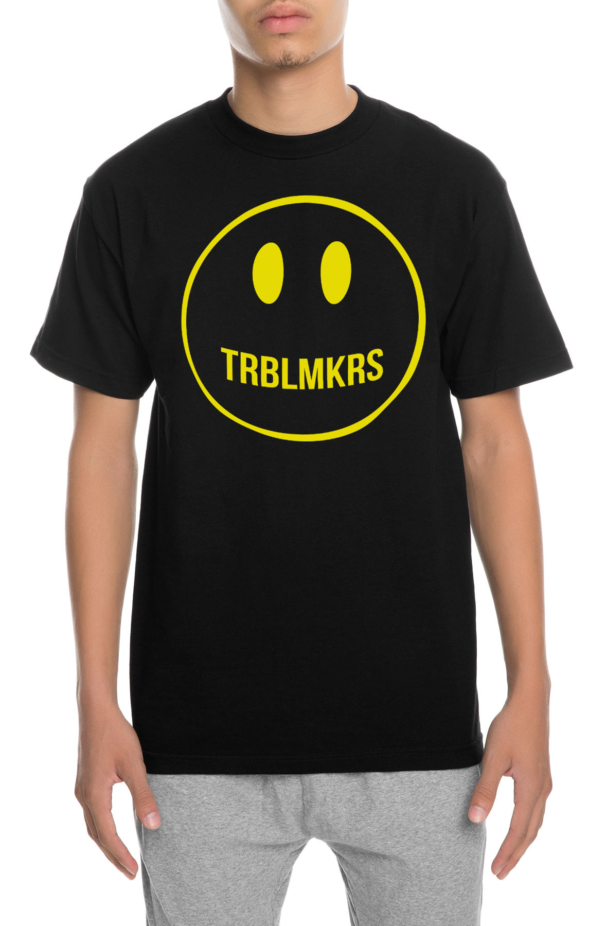 The Smilies Tee in Black