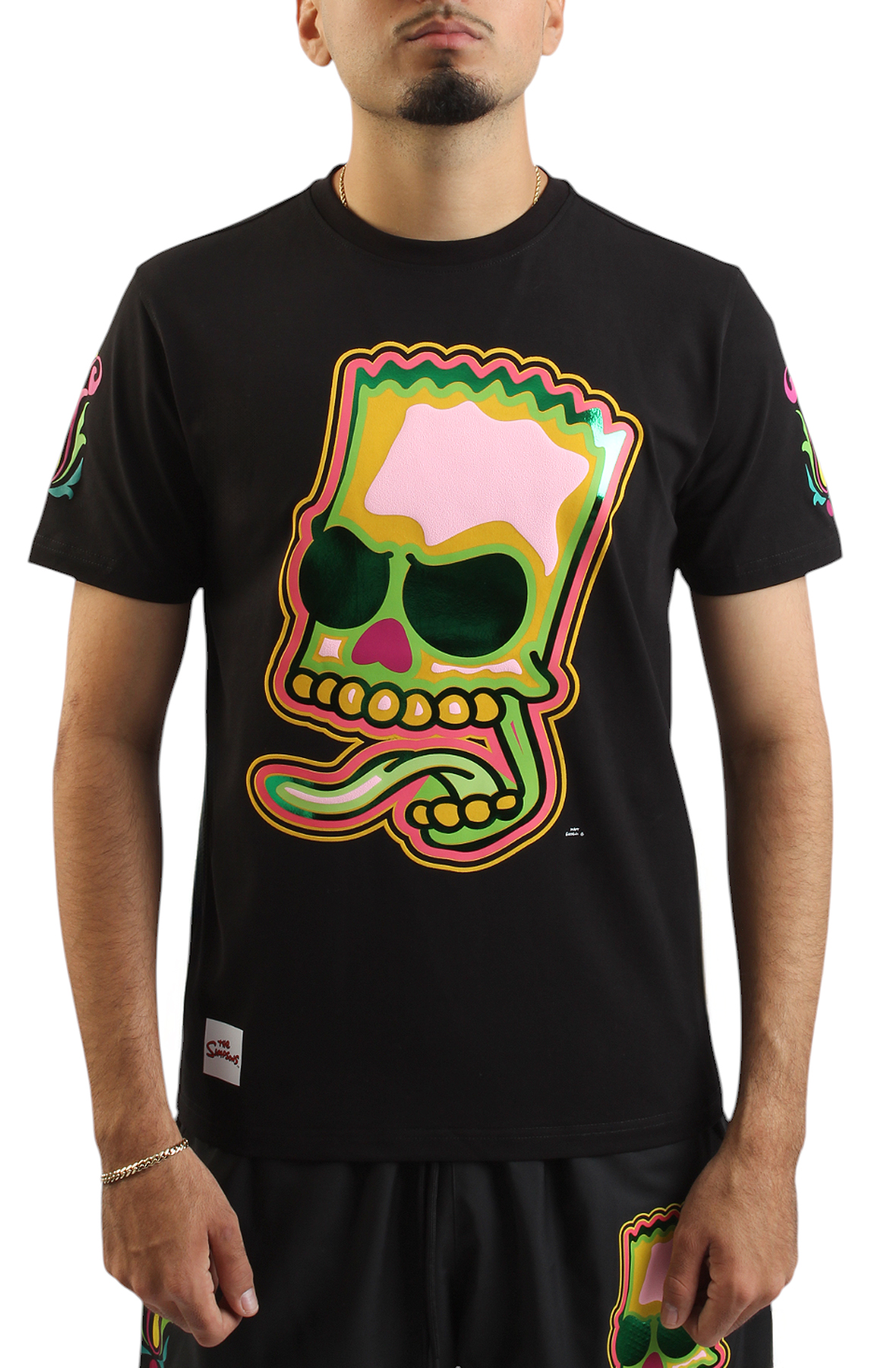The Simpsons Bart Thermal Skull T-Shirt