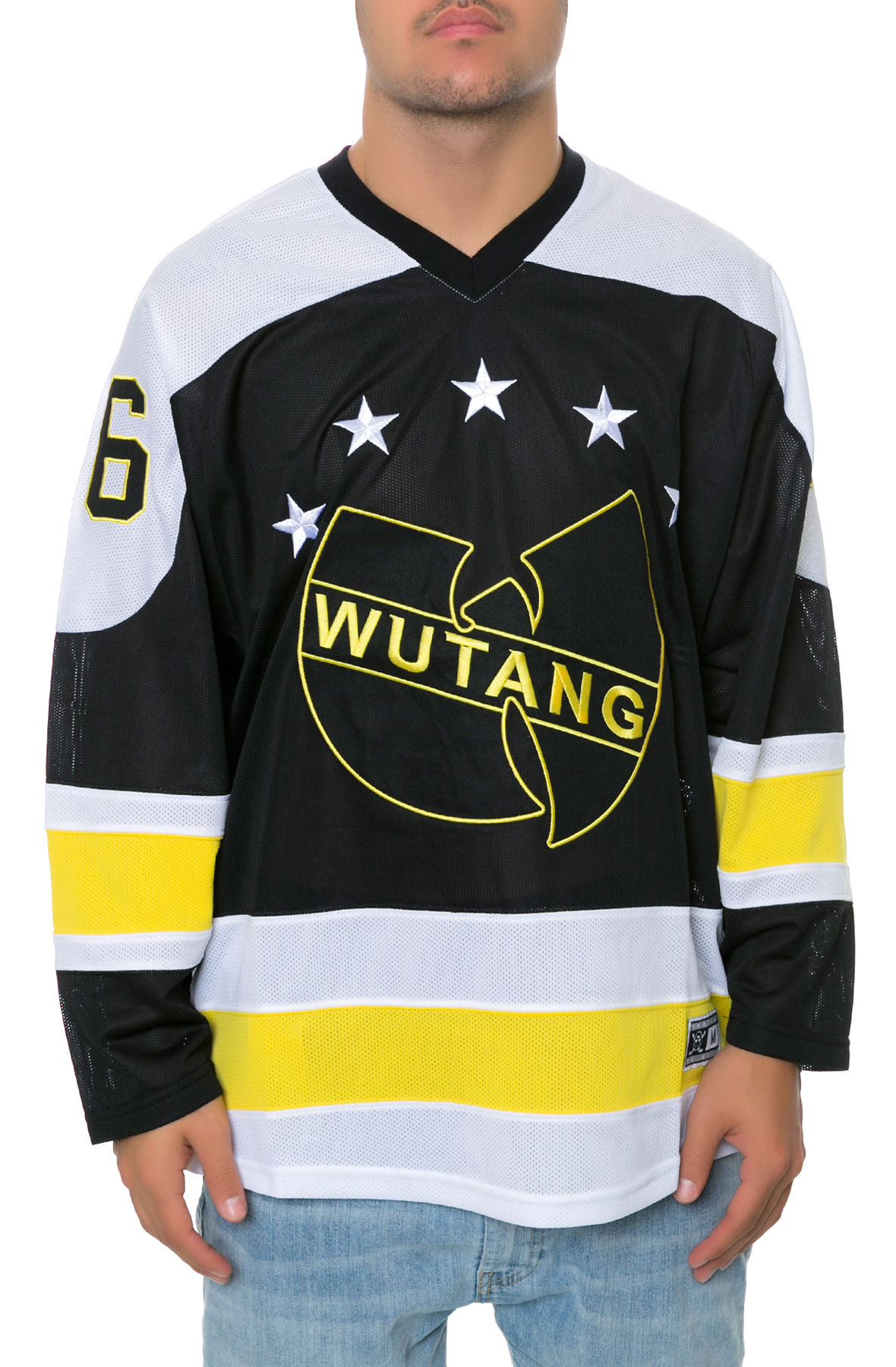 WU-WEAR The Cream Hockey Jersey in Black 43WU0201-BLK