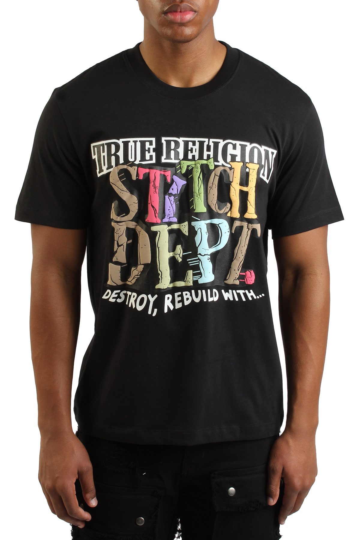 Destroy and Rebuild Puff Print T-Shirt