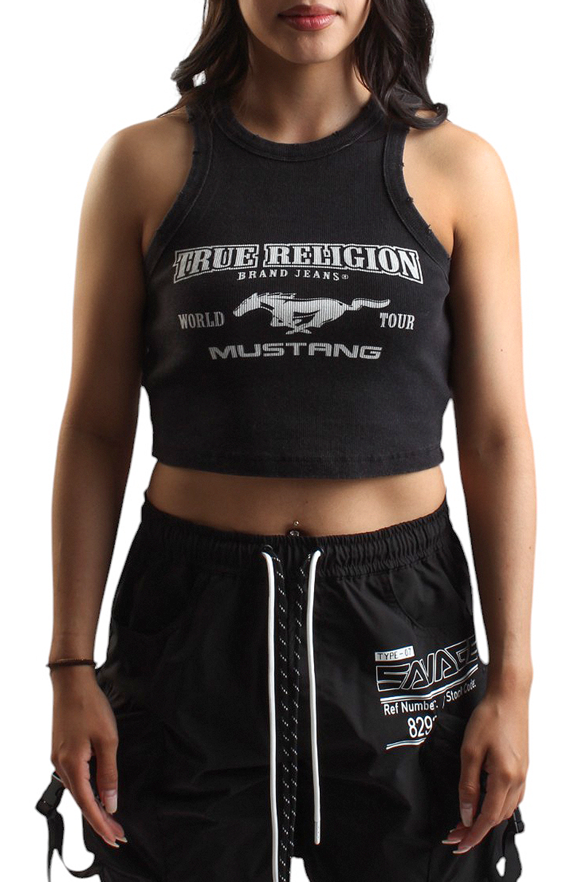 Ford x True Religion Washed Racerback Tank Top