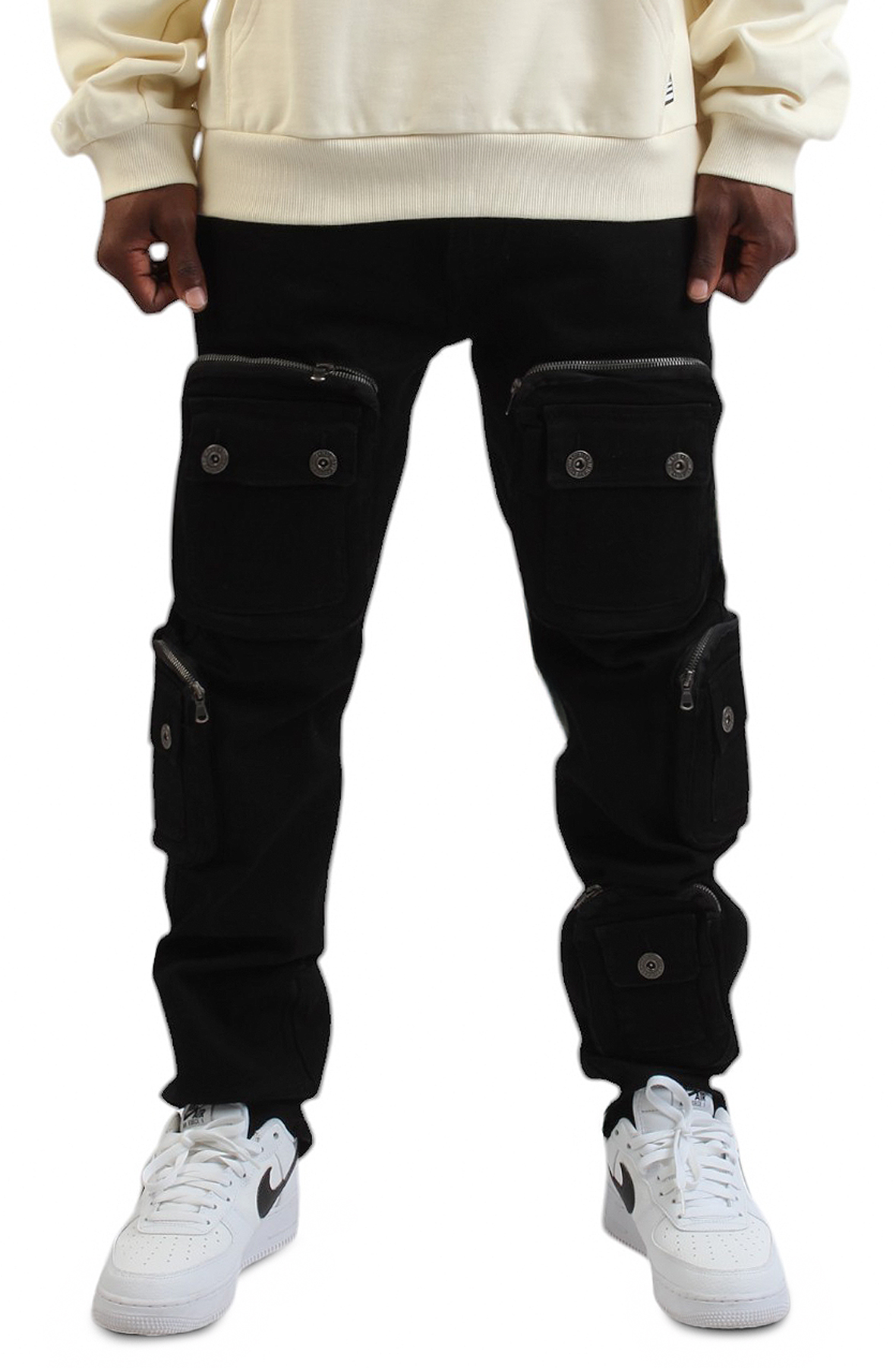 Jeffery Cargo Denim Pants