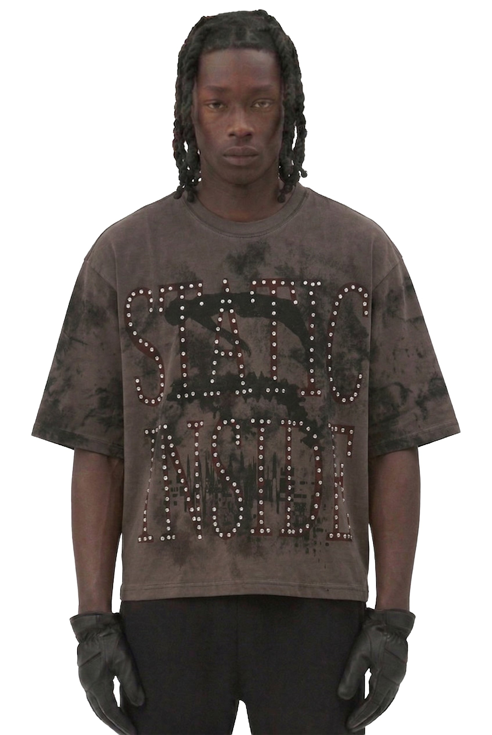 NOVARE Washed 100% Cotton S/N Jersey 3/4 Sleeve Tee