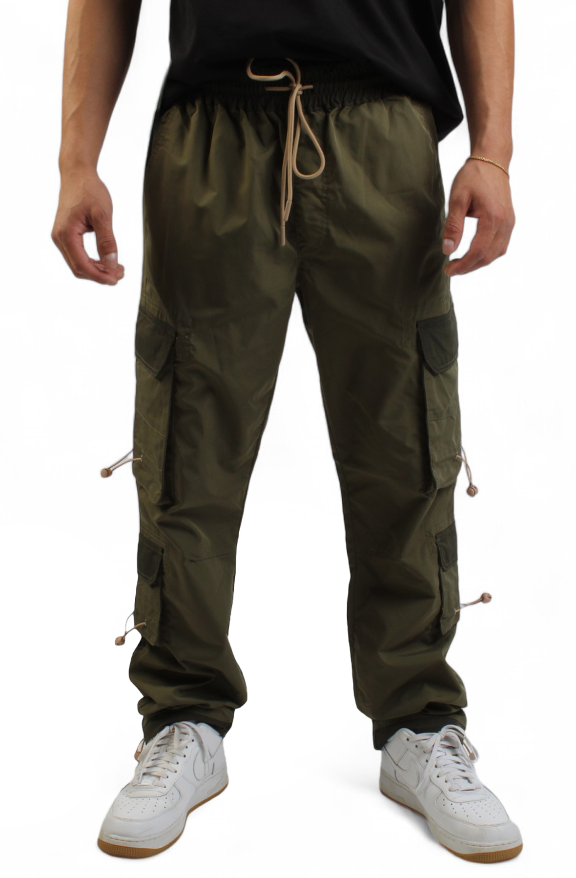 Vincenzo Nylon Utility Cargo Pant