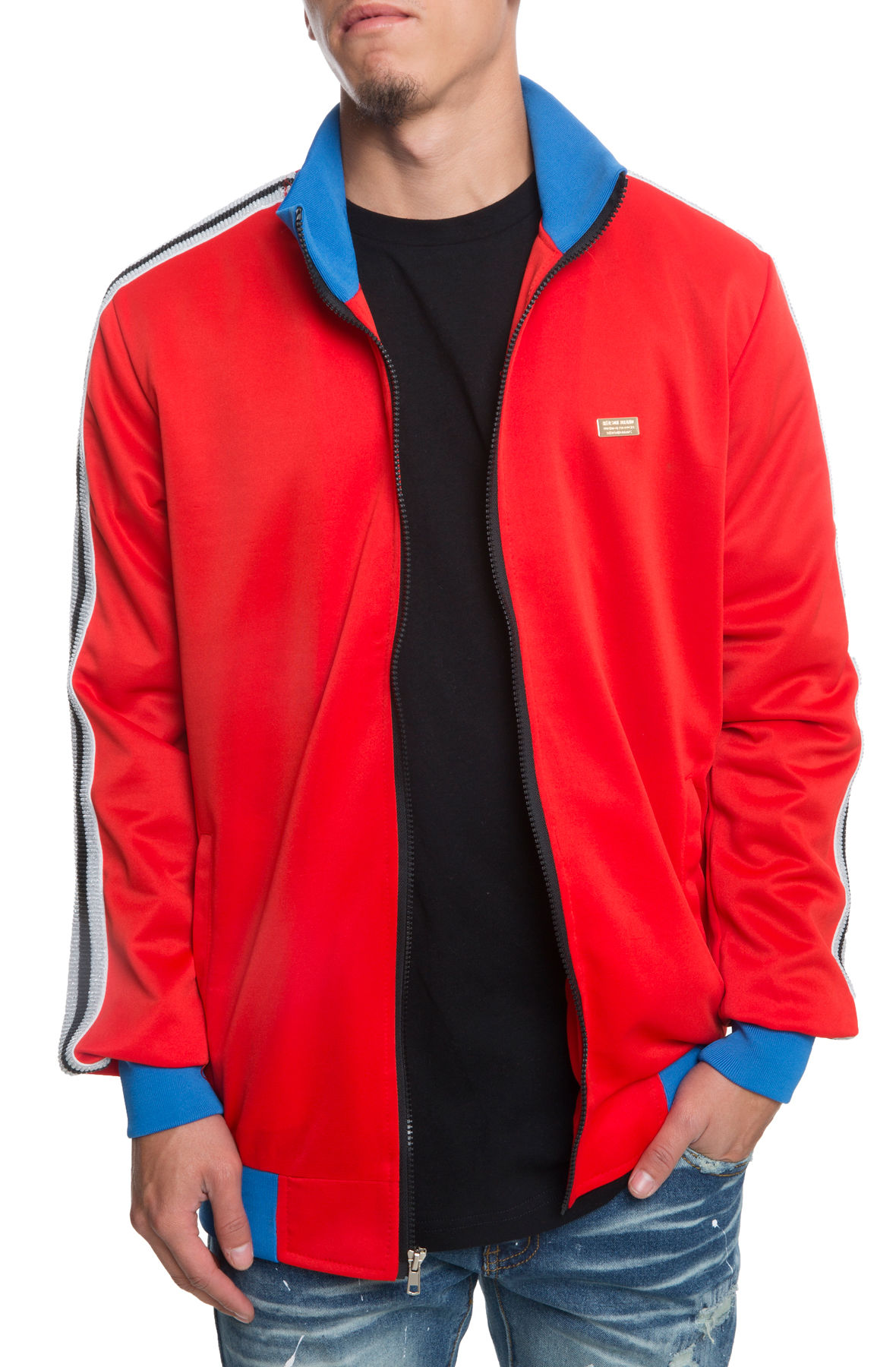 The Melrose Track Jacket in Red