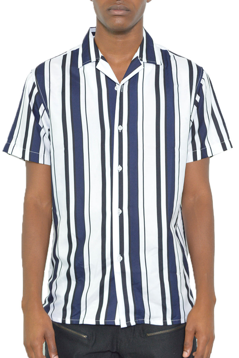 Caffery Striped Print Shirt