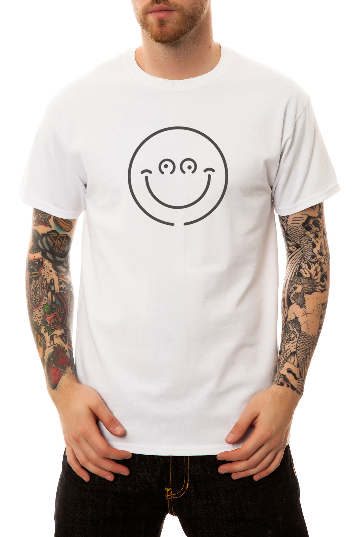 The Smaile Tee in White