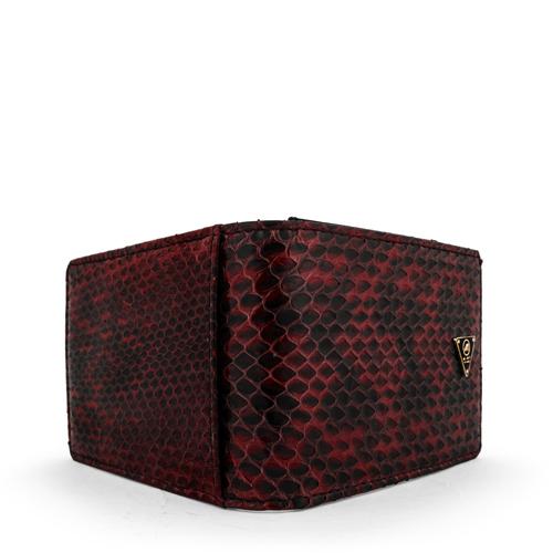 Leather Magnetic Bifold Cobra * Red *