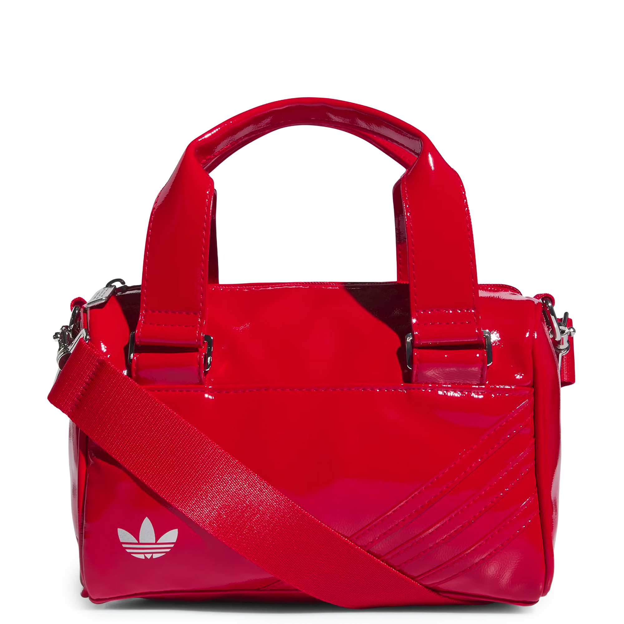 Patent Trefoil Crossbody Bag