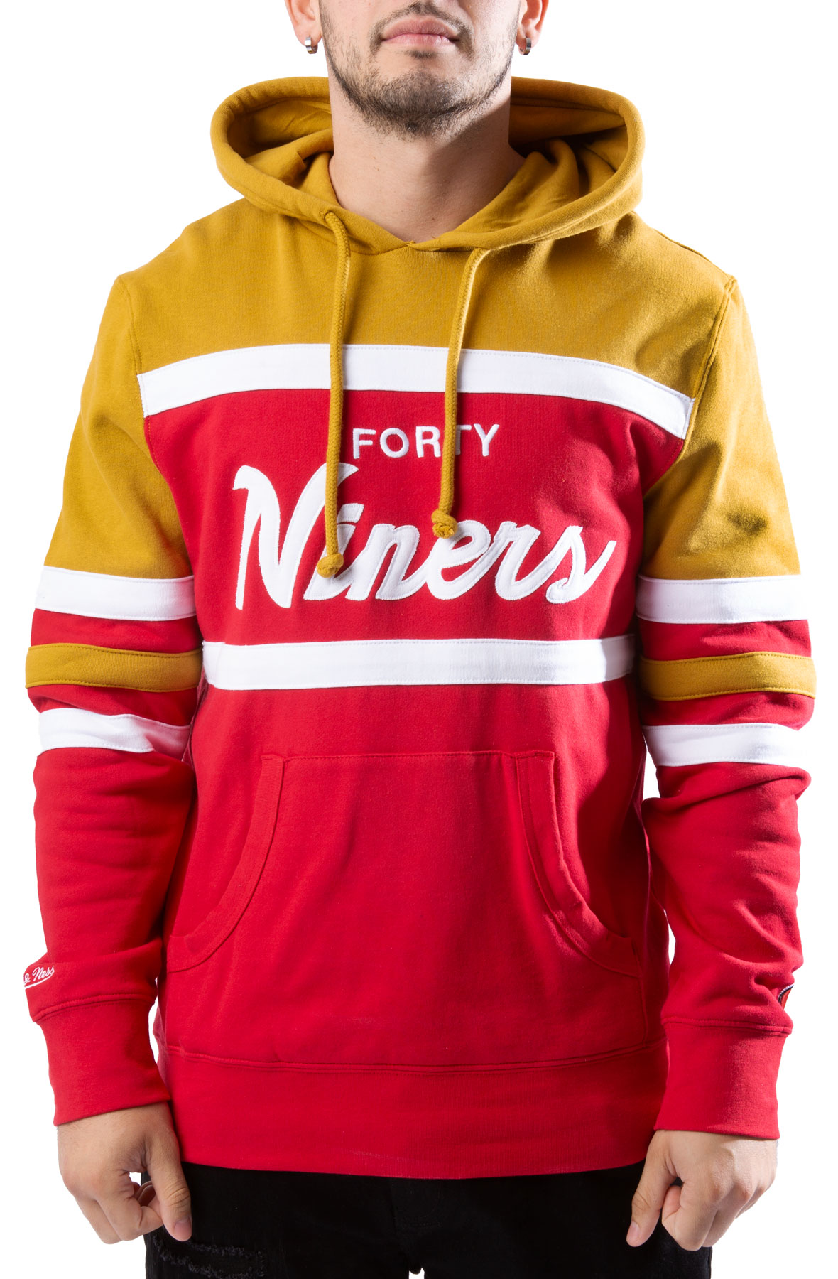 Men's San Francisco 49ers Mitchell & Ness Scarlet 75th Anniversary