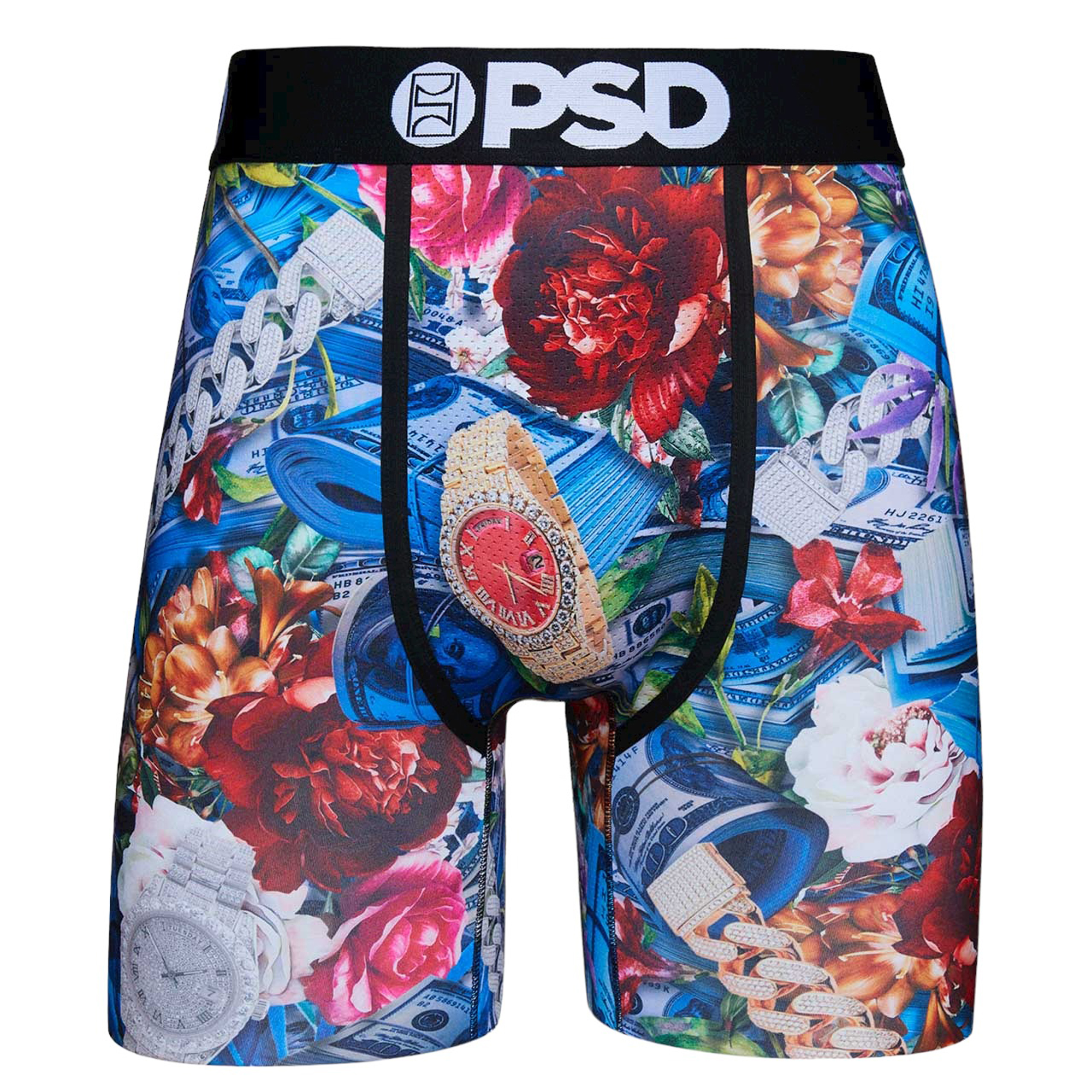 PSD Monogram Luxe 3 Pack Boxer Briefs - Multi-Colored - Large