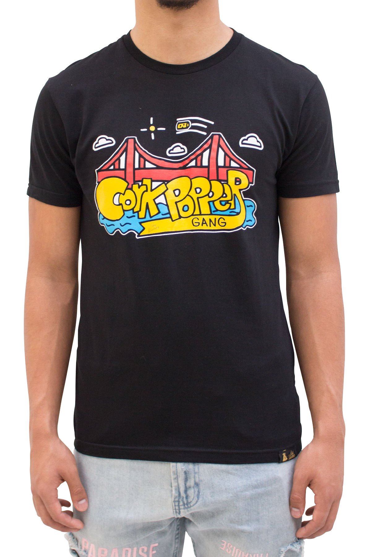 Stay Winning Cork Popper Gang Golden Gate Tee