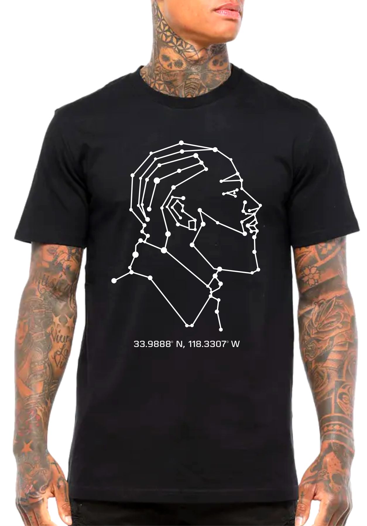 Nipsey Constellation T-Shirt in Black