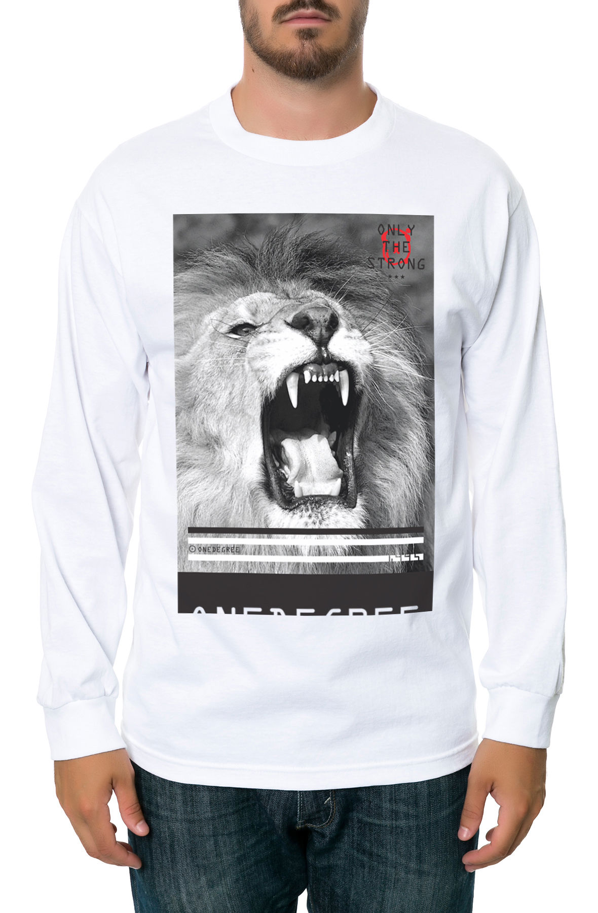 The Aggression 2 Long Sleeve Tee in White