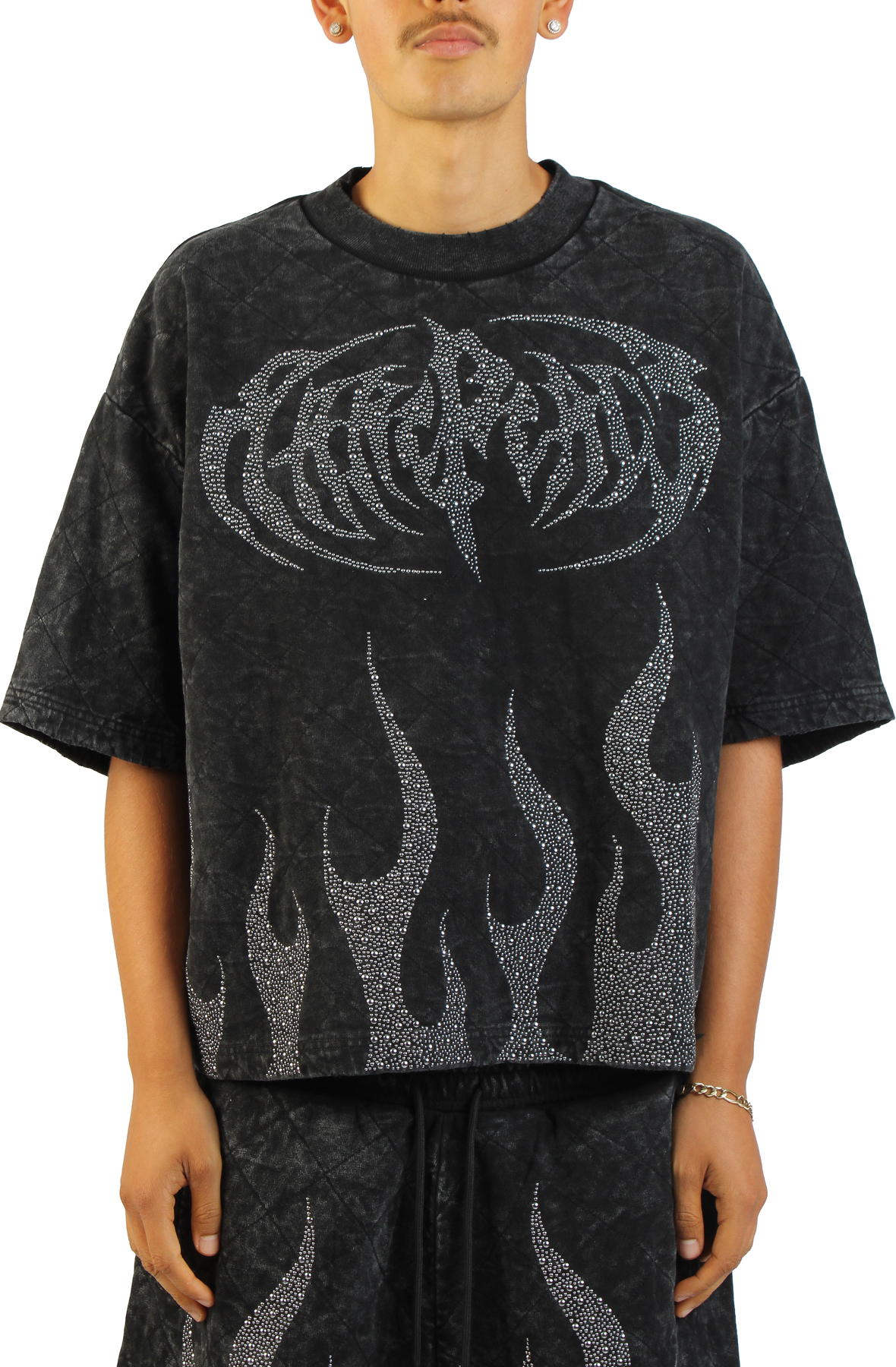 Flame Grid T-Shirt