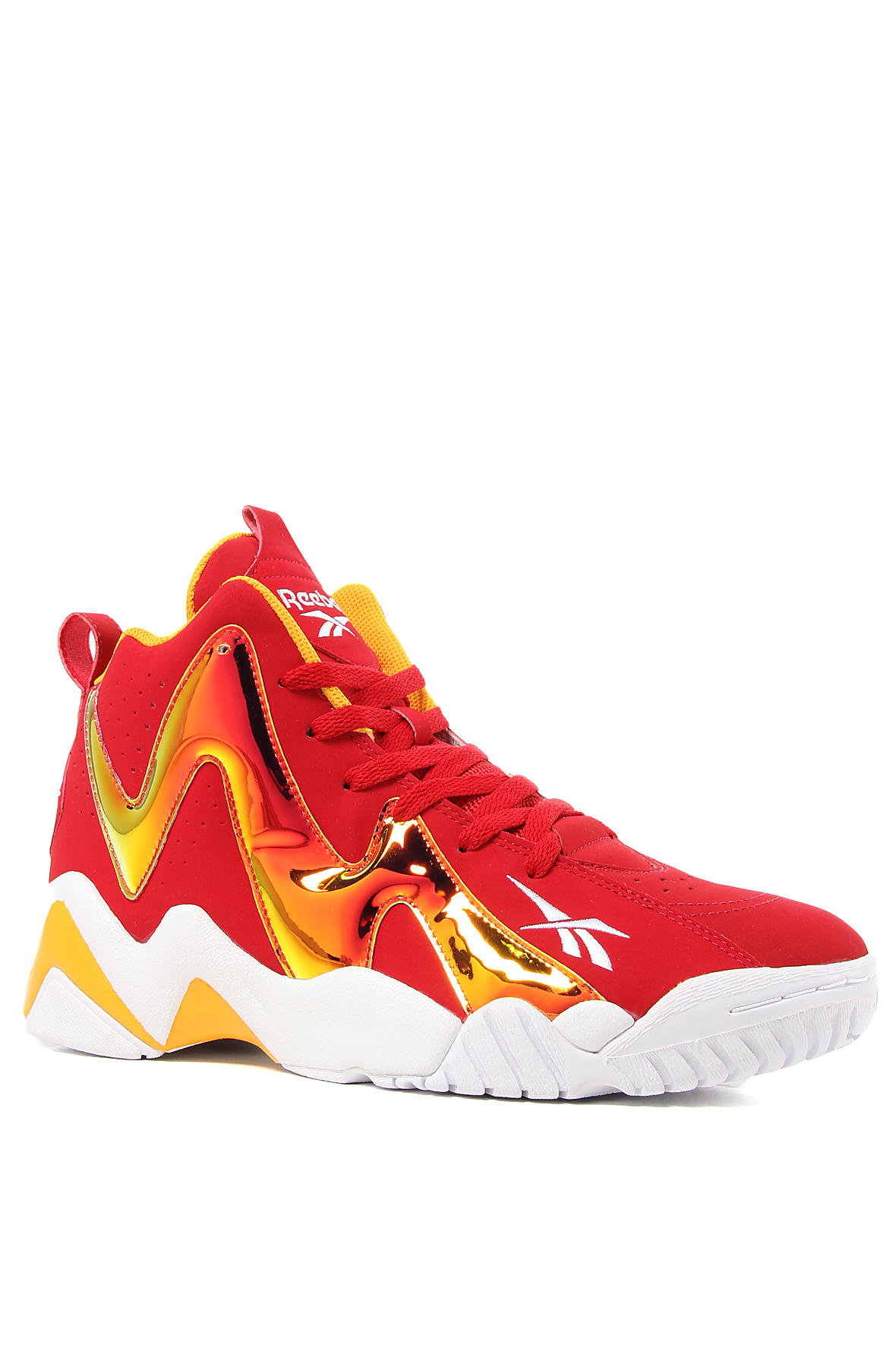 reebok kamikaze red and gold