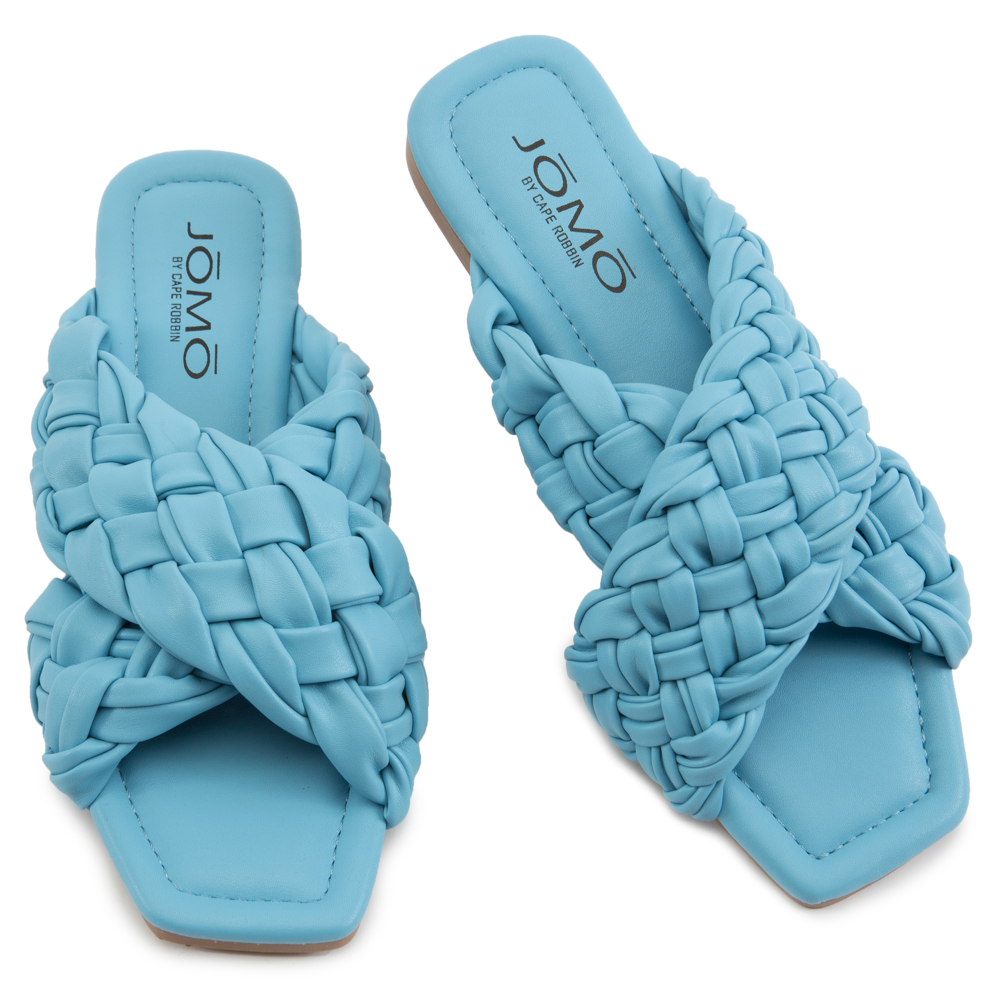 CAPE ROBBIN Joelina Flat Sandals JOELINA-SKBL PLNDR