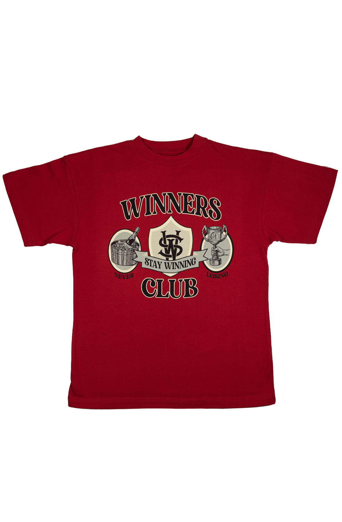 Stay Winning Winners Club Red Tee