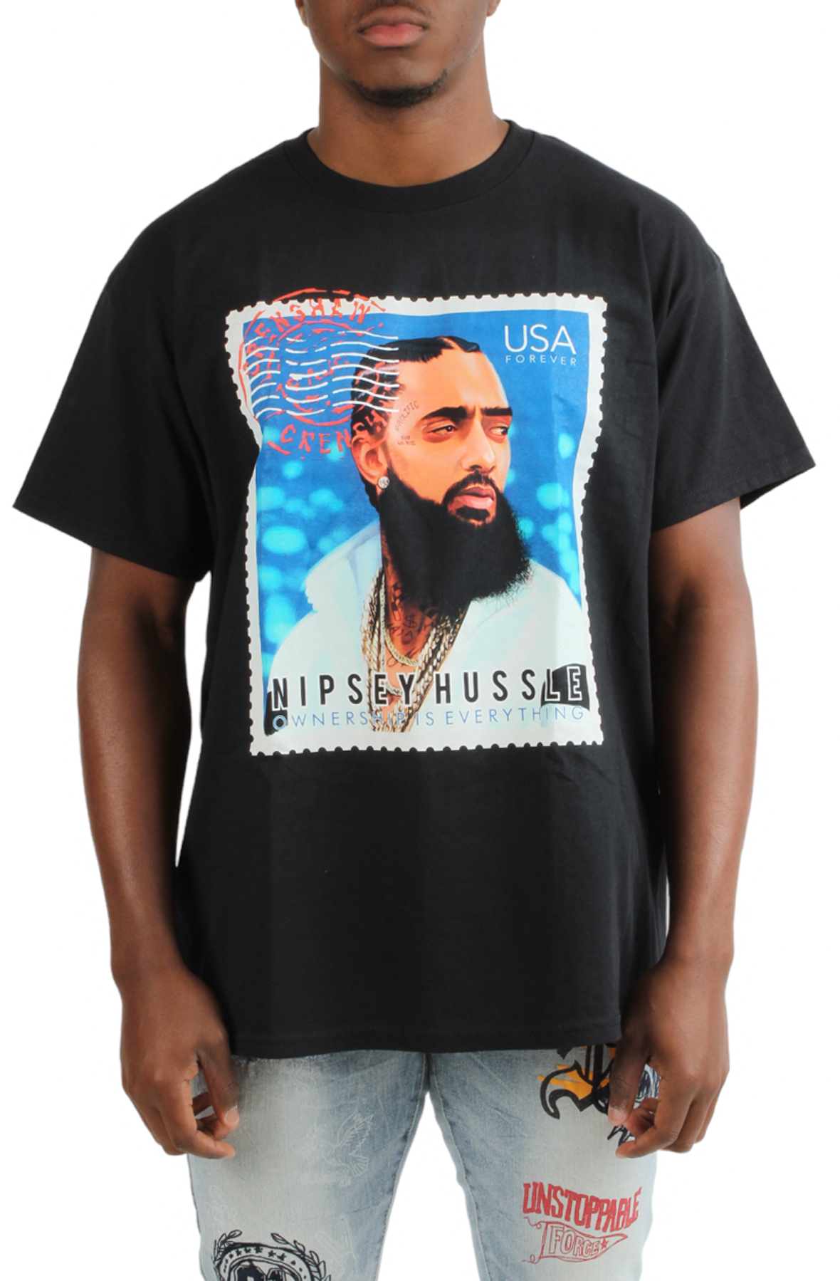 Nipsey Stamped Tee